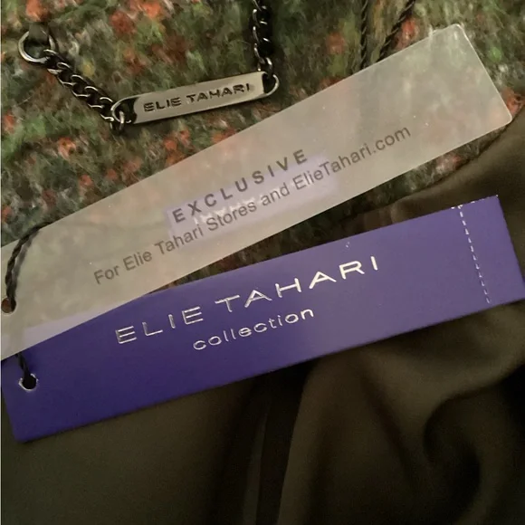 Elie Tahari Tweed Crop Jacket